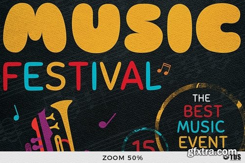 Music Festival Flyer Template V10