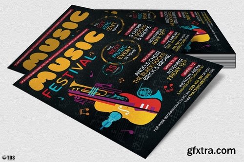 Music Festival Flyer Template V10