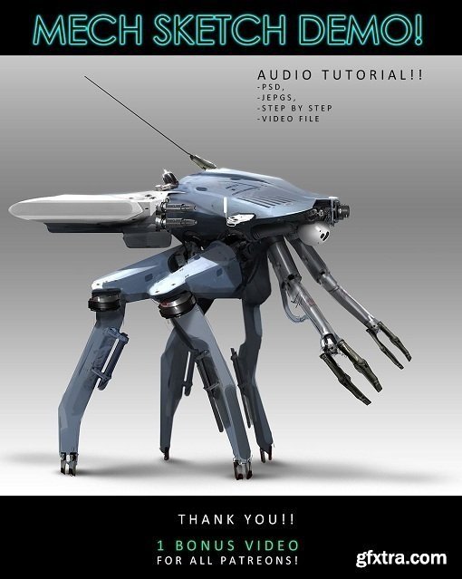 Gumroad - John J. Park - Mech Sketch