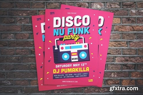 Disco Nu-Funk Party Flyer