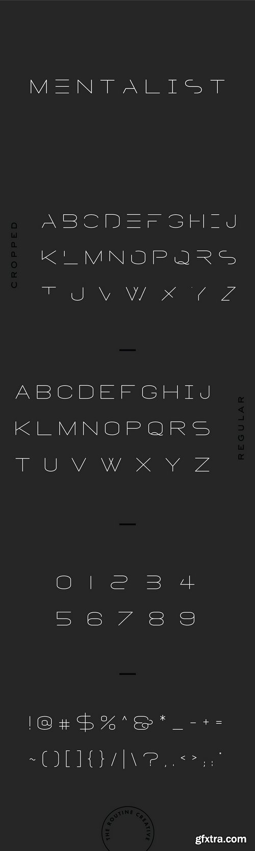 CM - MENTALIST - FUTURISTIC DISPLAY FONT 1554427