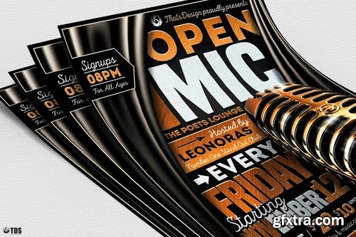 GraphicRiver - Open Mic Flyer Template 15471029