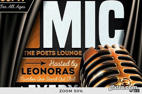 GraphicRiver - Open Mic Flyer Template 15471029