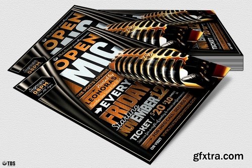 GraphicRiver - Open Mic Flyer Template 15471029