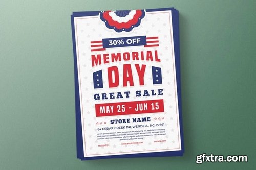 Memorial Day Sale Flyer