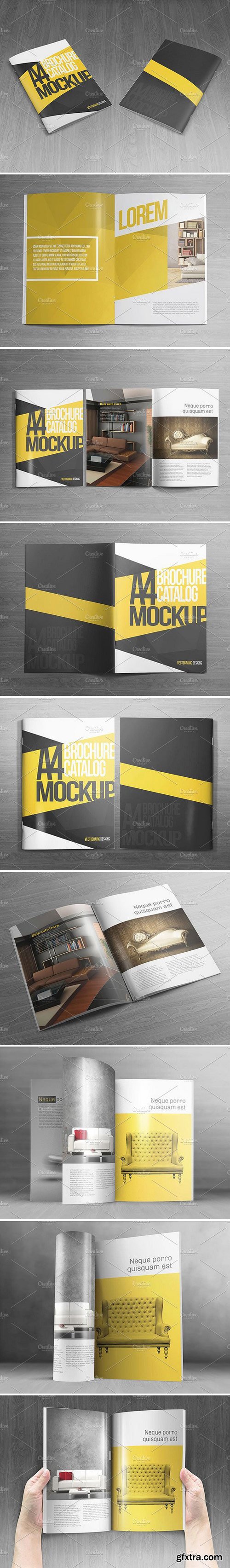 CM - A4 Brochure Catalog Mockups 1590486