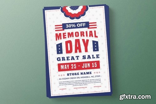 Memorial Day Sale Flyer