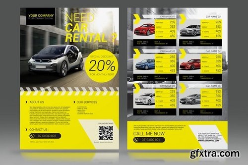 Car Rental Flyer