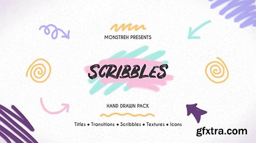 Scribbles. Hand Drawn Pack 68833