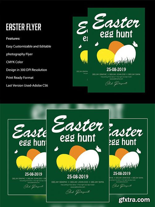 CreativeMarket - Easter Flyer Template 2370126