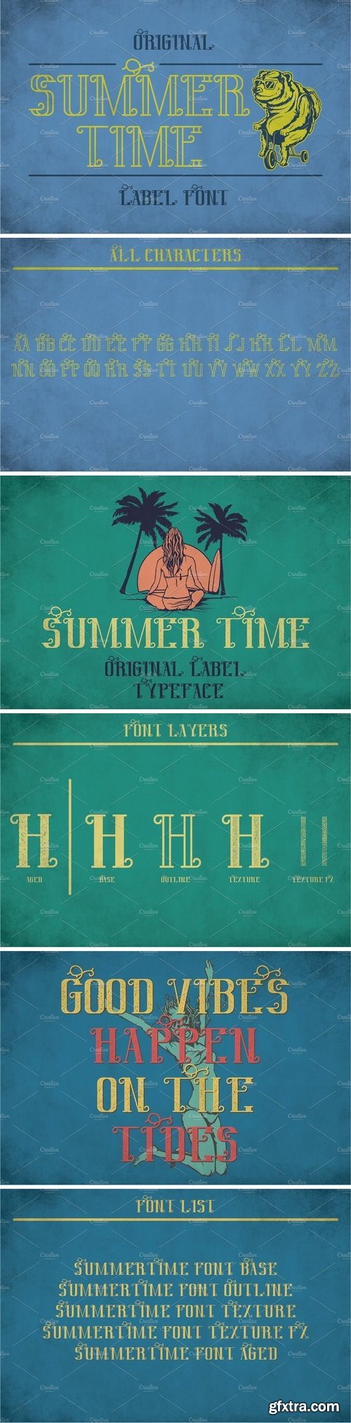 CM - Sumer Time Modern Label Typeface 1999359