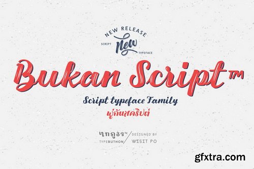 Bukan Script Font Family