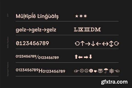 Gelion Font Family