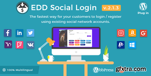 CodeCanyon - Easy Digital Downloads v2.1.3 - Social Login - 20720969