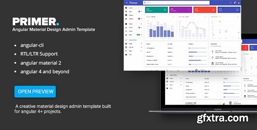 ThemeForest - Primer v2.0 - Angular 5 Material Design Admin Template - 19228165