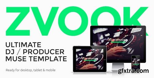 ThemeForest - Zvook v1.0 - Ultimate DJ / Producer / Artist Personal Site Muse Template - 10203122
