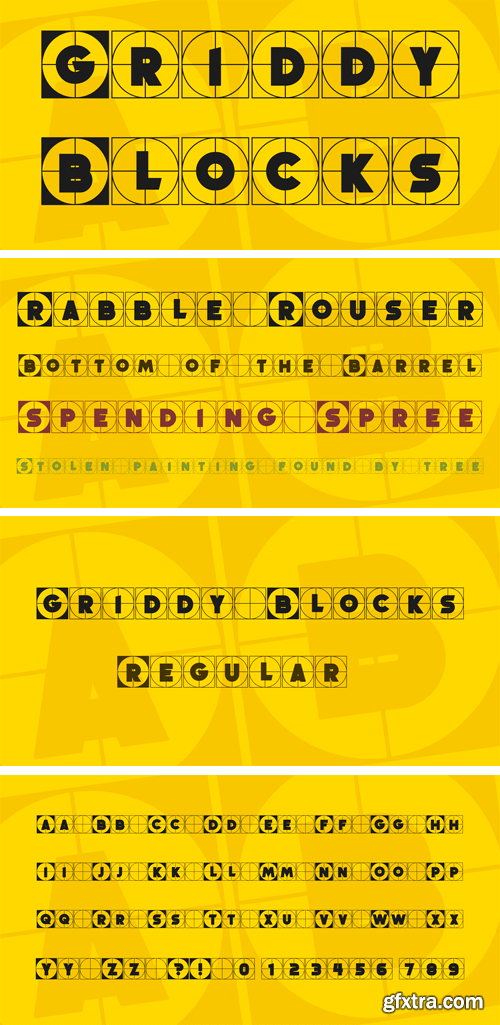 Griddy Blocks Font