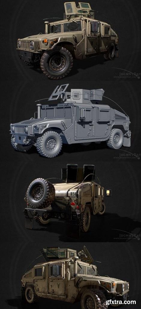 M1151 HMMWV 3D Model