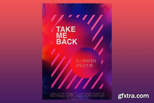 Take me Back Flyer Poster Vol.2