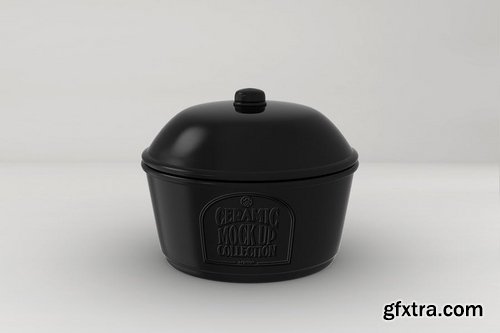 Ceramic Pot Packaging MockUp