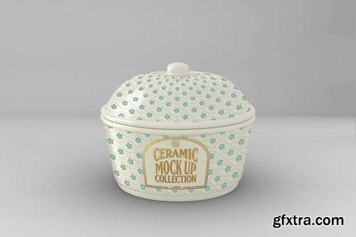 Ceramic Pot Packaging MockUp