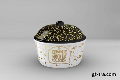 Ceramic Pot Packaging MockUp