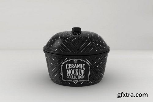 Ceramic Pot Packaging MockUp