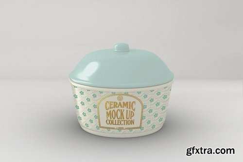 Ceramic Pot Packaging MockUp