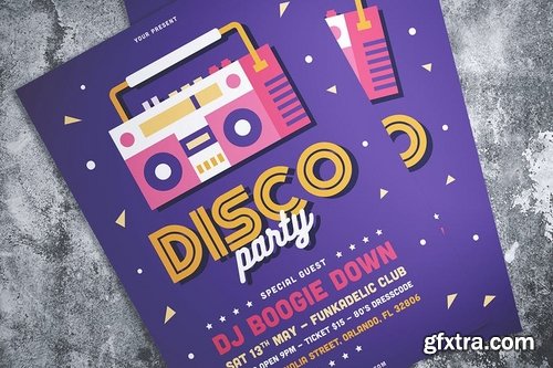 Disco Party Flyer