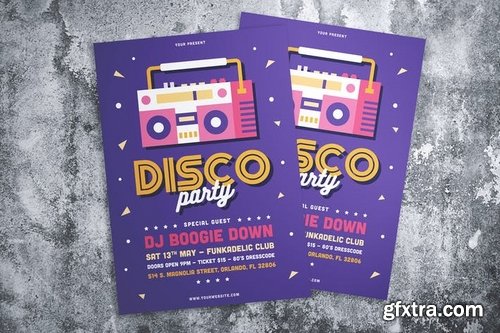 Disco Party Flyer