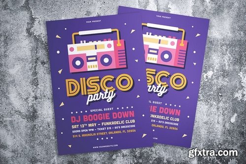 Disco Party Flyer