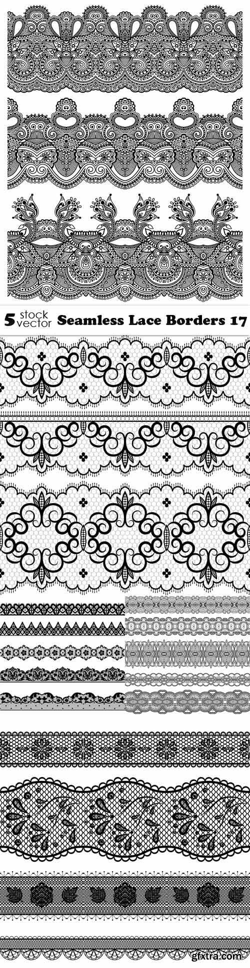 Vectors - Seamless Lace Borders 17