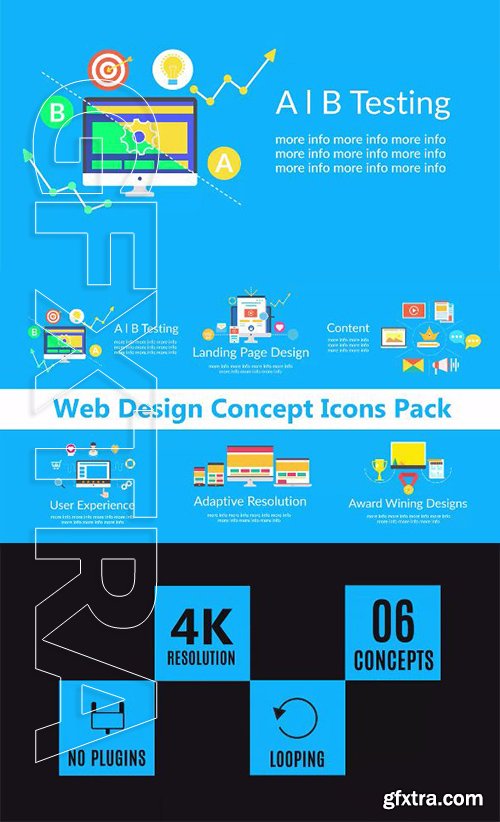 Web Design Concept Icons Pack - After Effects 71097