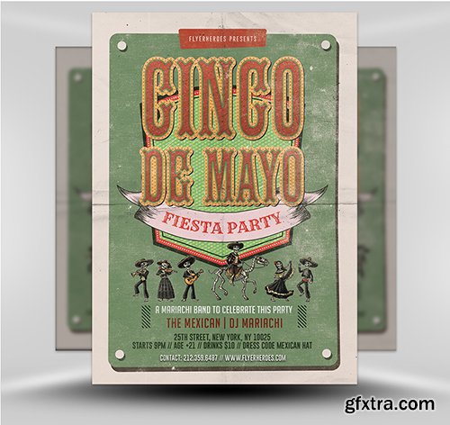 Cinco De Mayo Flyer Template v6