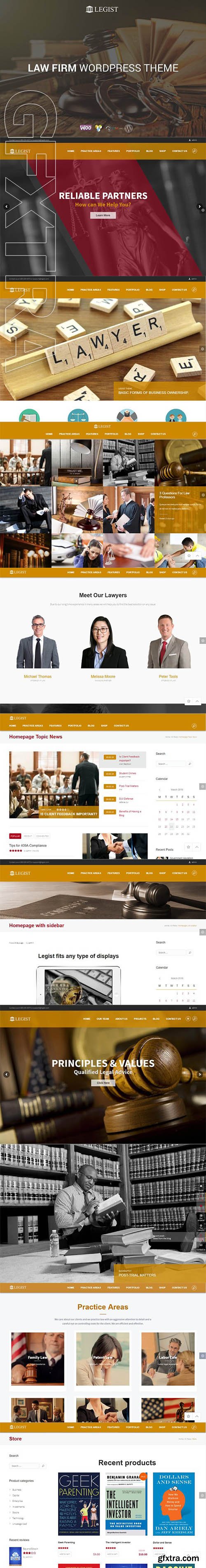 CreativeMarket - Legist - Law Firm WordPress Theme 2387538