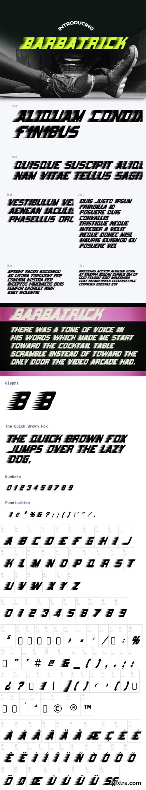 Barbatrick Font