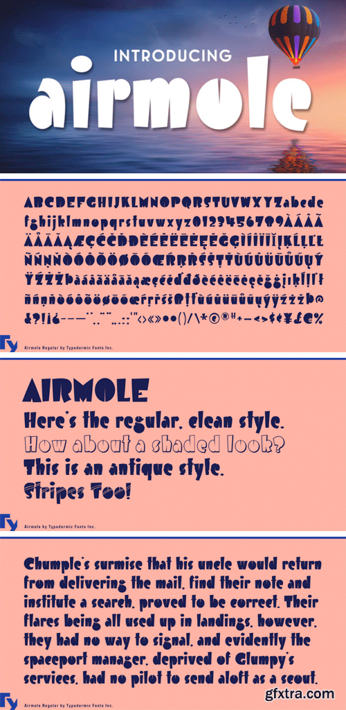 Airmole Font Family