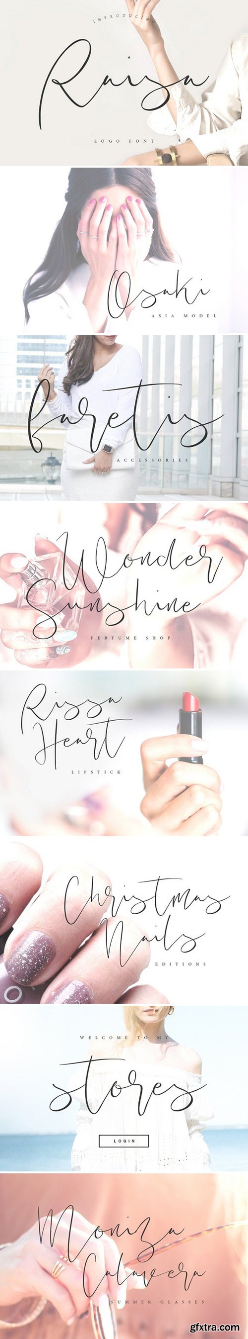 CM - Raisa Script - Logo Font 2153108