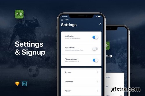 Goal - Football Soccer Live Score UI Kit Template