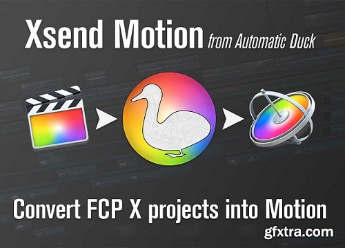 Automatic Duck Xsend Motion 1.07 for Final Cut Pro X macOS