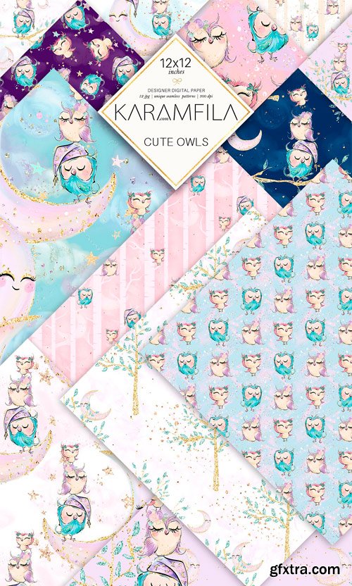 CM - Cute Owls Patterns 2349975