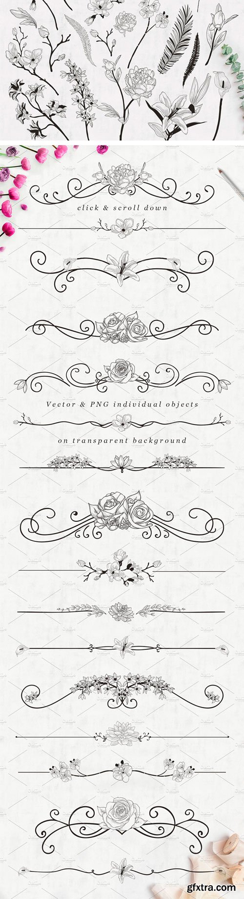 CM - Flourish Text Dividers + Bonus 2337255