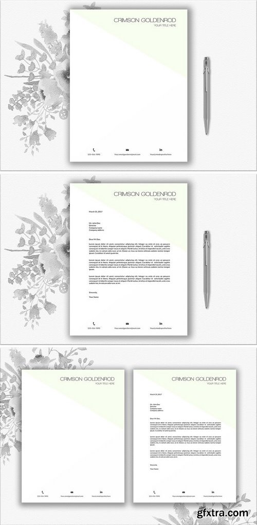 CM - Letterhead Template | Personal 1569817