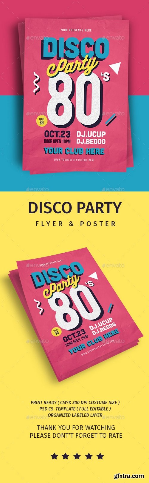 Graphicriver - Disco Party Flyer 21641871