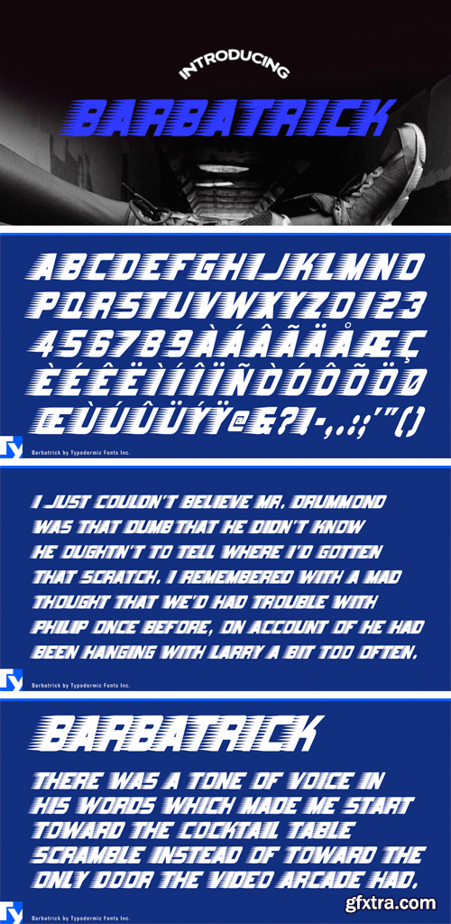 Barbatrick Font