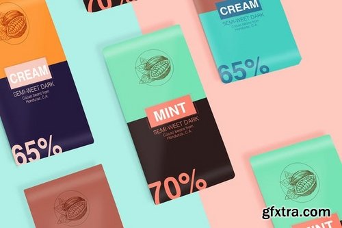 Chocolate Packaging Mock Up