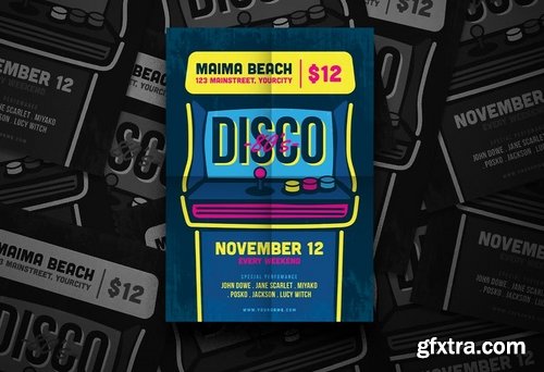 Disco Party Flyer