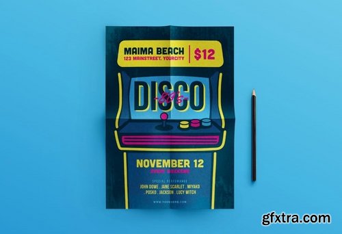 Disco Party Flyer