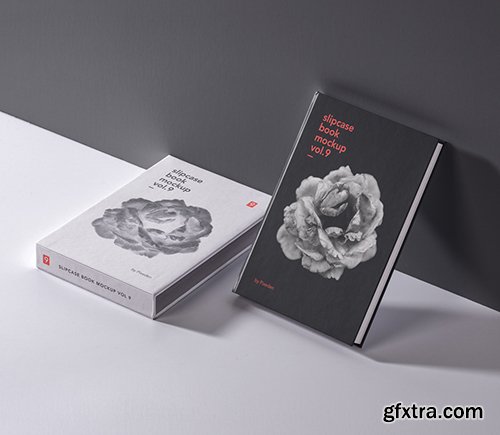 Psd Slipcase Book Mockup Vol 9