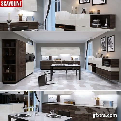 Scavolini Flux Swing Lineare 3d model